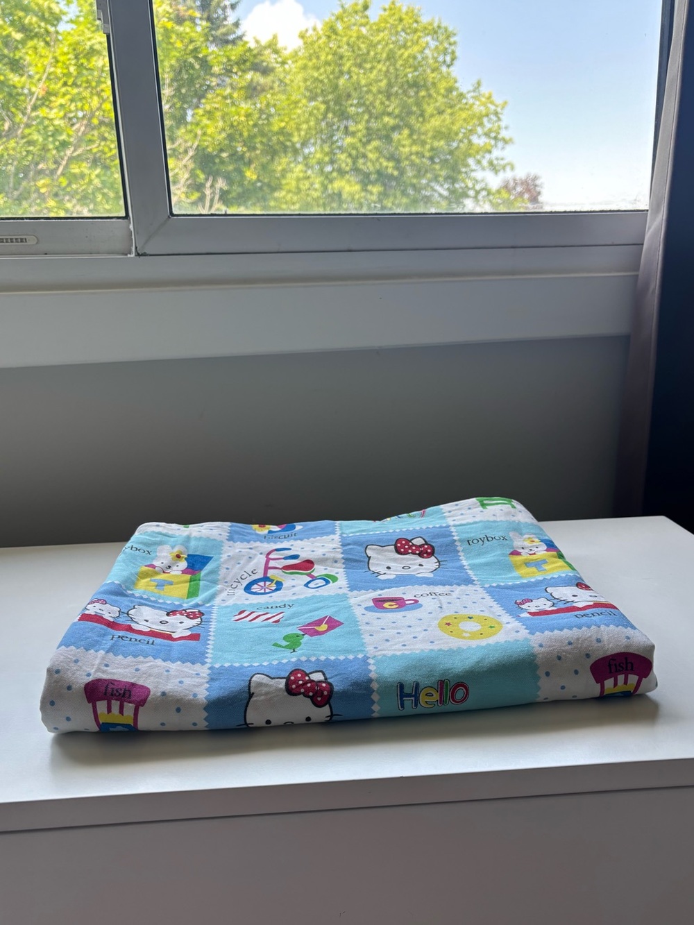 Vintage hello kitty duvet cover